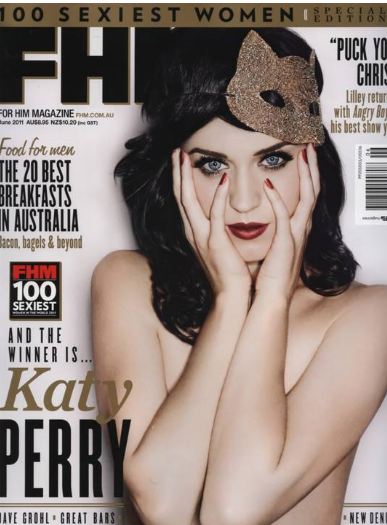 Katy Perry FHM Australia 2011 kari mythbusters fhm 